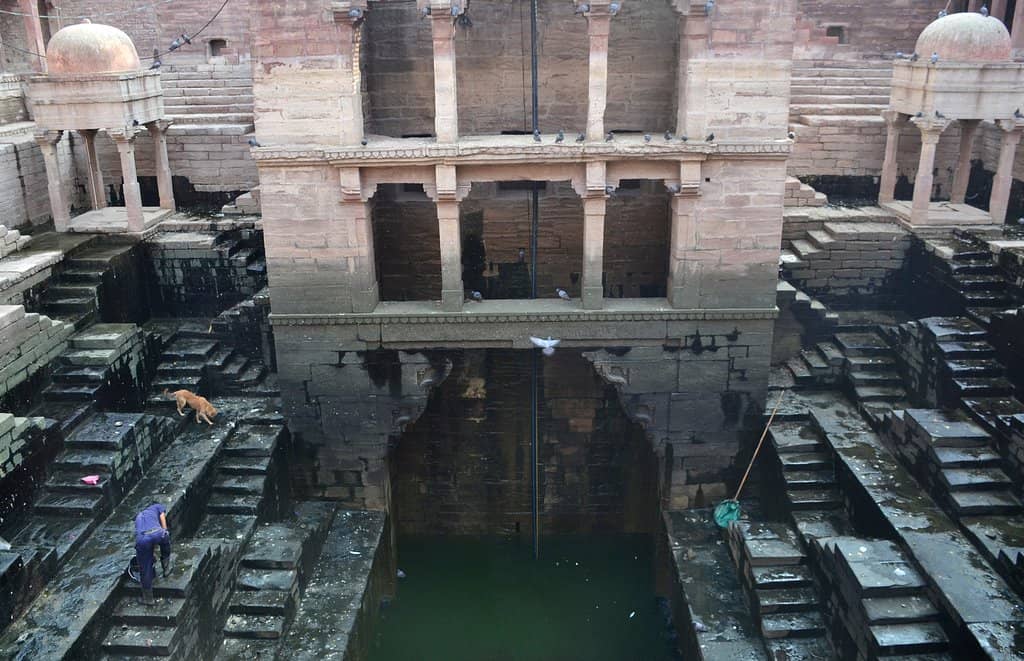 Intricate Stepwell Architecture