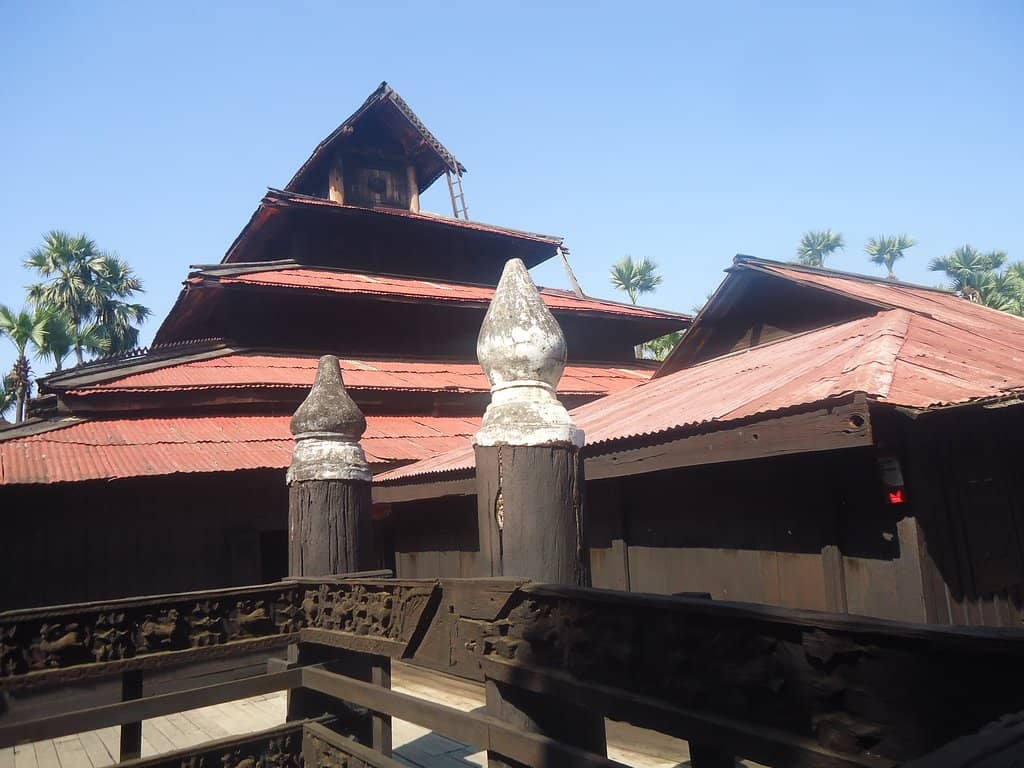 Massive Teak Pillars