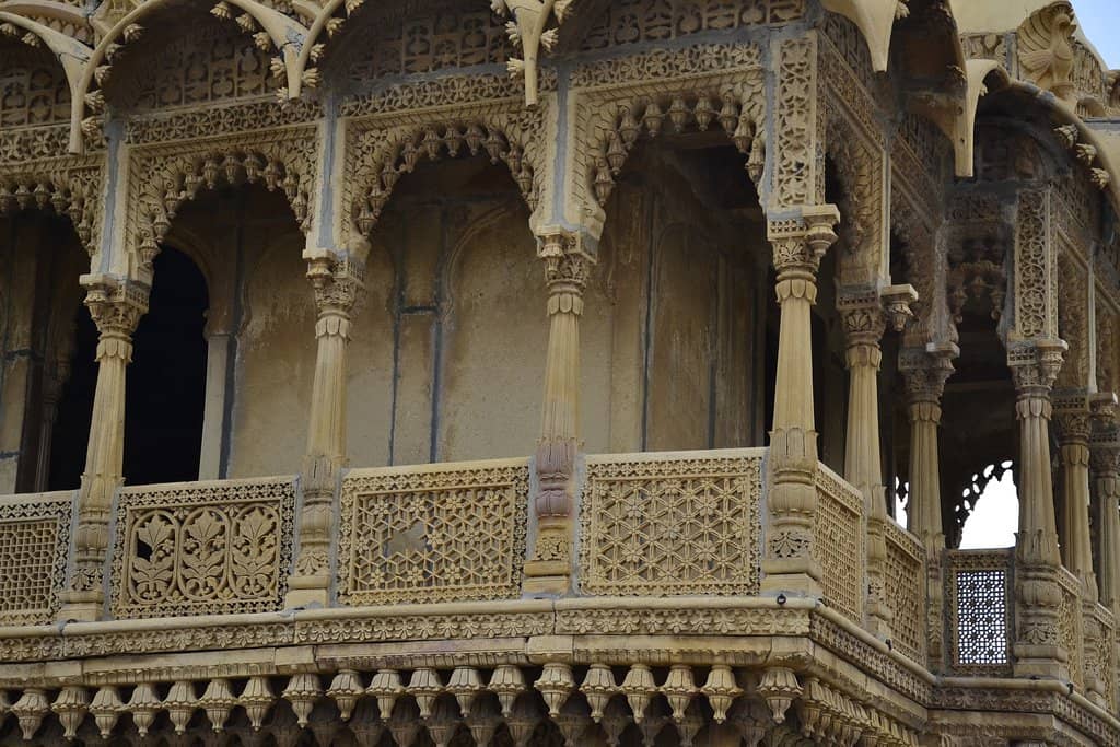 Intricate Balcony Carvings