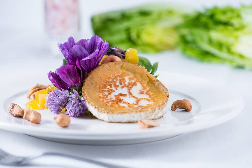 Ensalada con queso de cabra