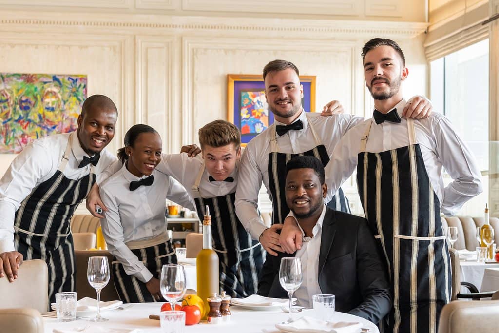 Elegant and Lively Atmosphere