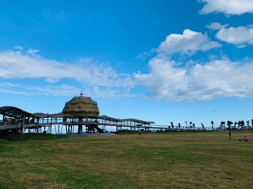 Iconic Red Frame Sculpture