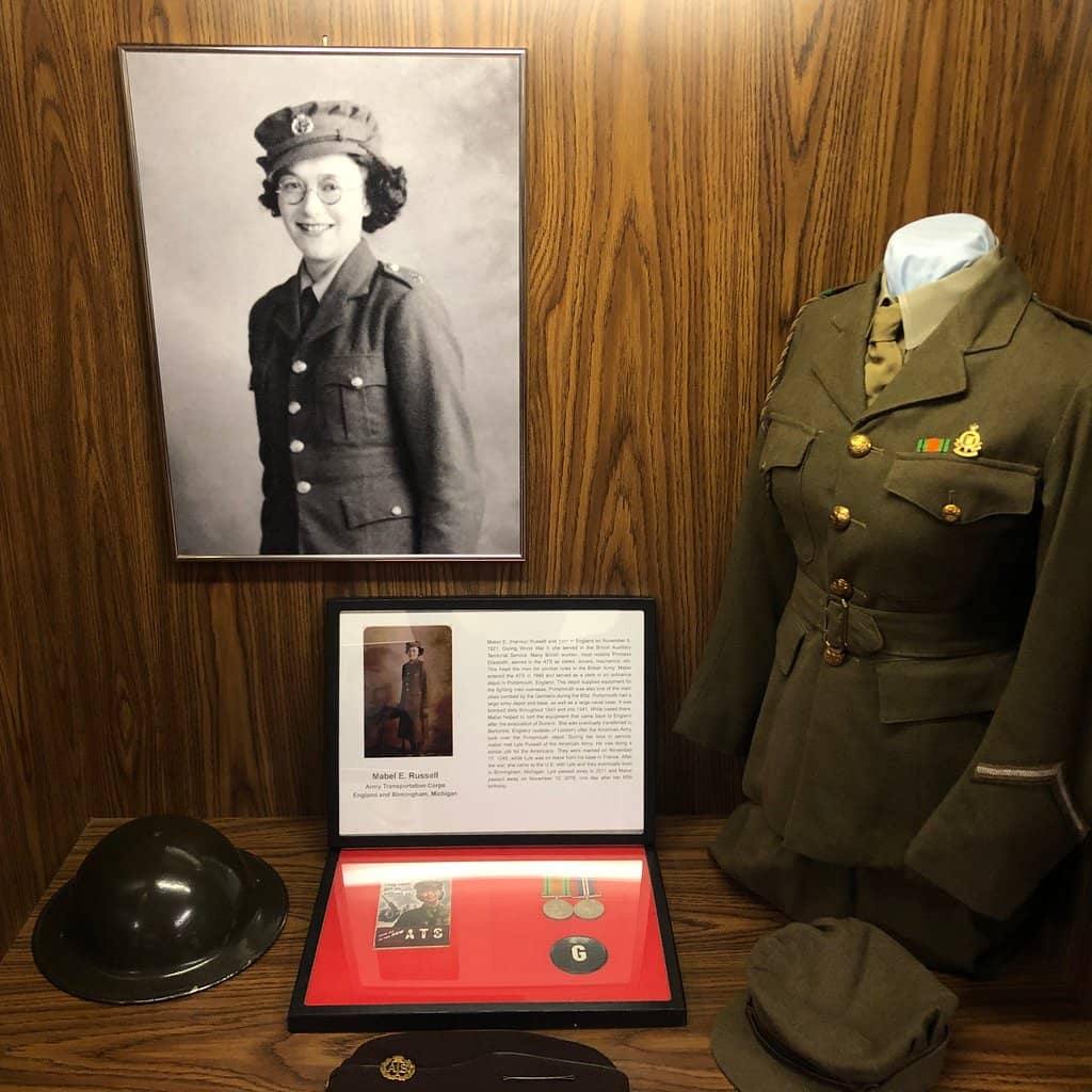 WWII Artifacts Display