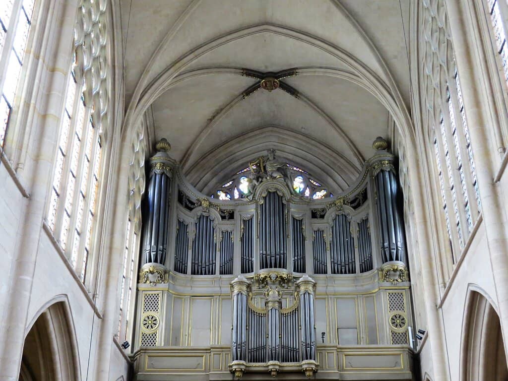 Intricately Carved Pews