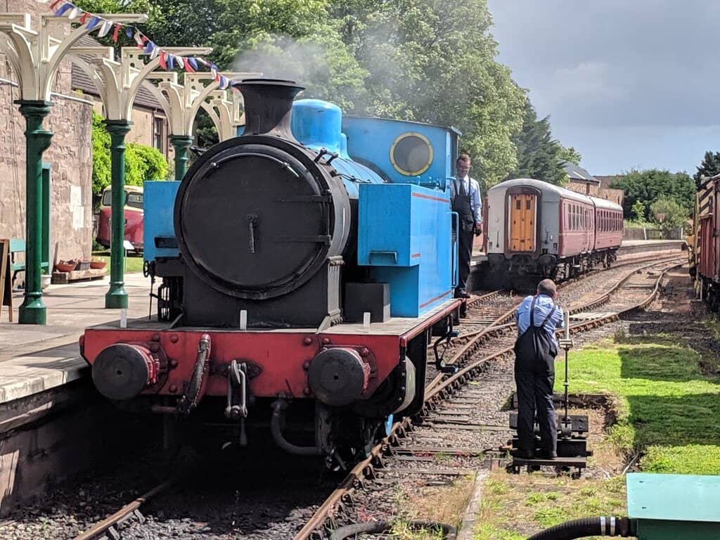 Scenic Rural Train Journey