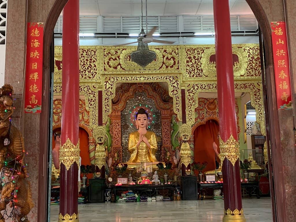 Ornate Stupas and Sculptures
