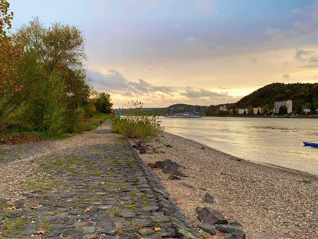 Scenic Rhine River Views