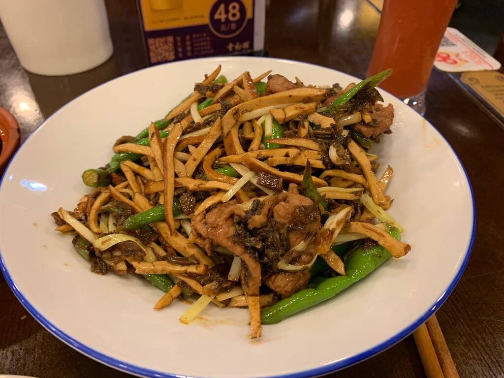 Stir-fried Pork with Bamboo Shoots