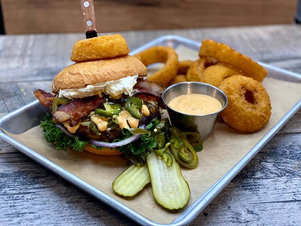 Jalapeno Popper Burger