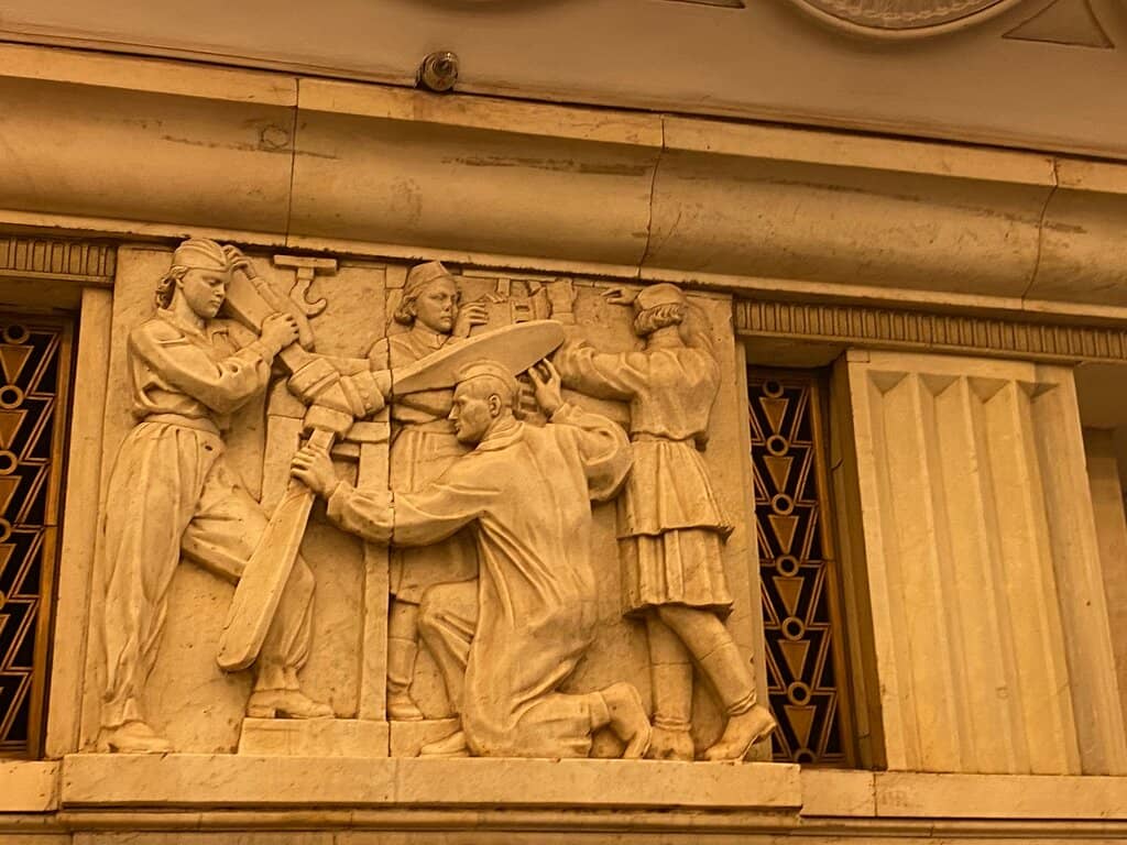 Marble Walls and Architectural Details