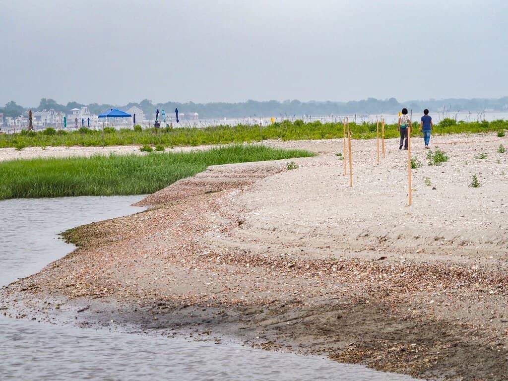 Boardwalk to Long Island Sound
