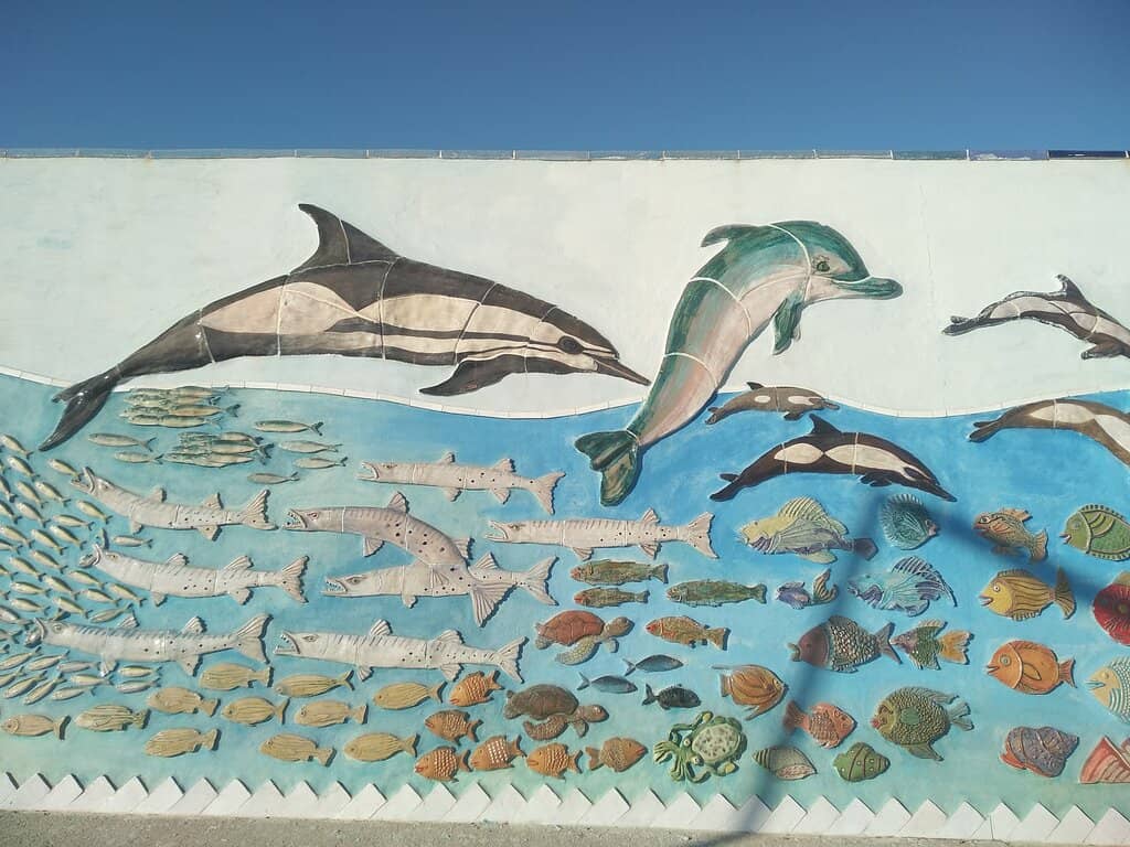 Vibrant Waterfront Murals