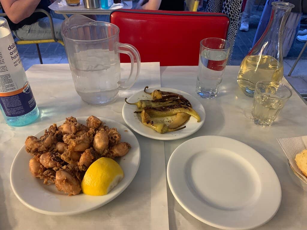 Vibrant Sidewalk Ambiance