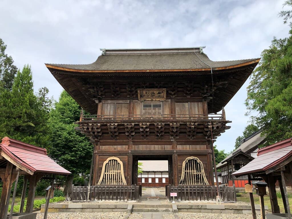 Temple-Lined Street