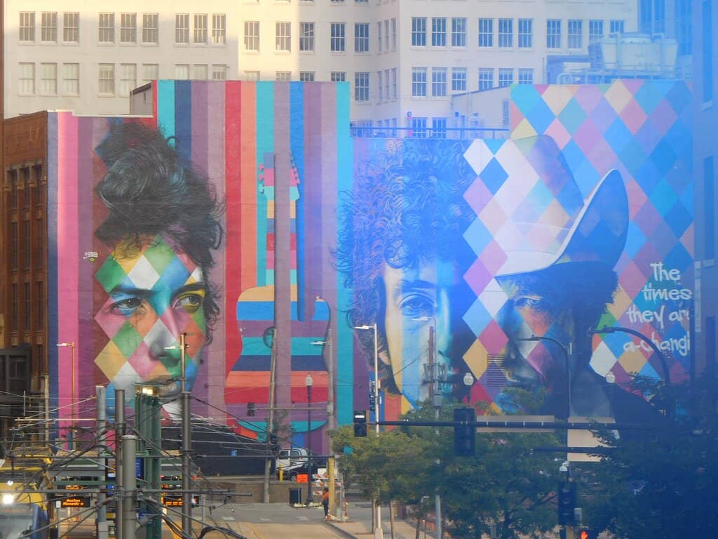 Bob Dylan Tribute Mural