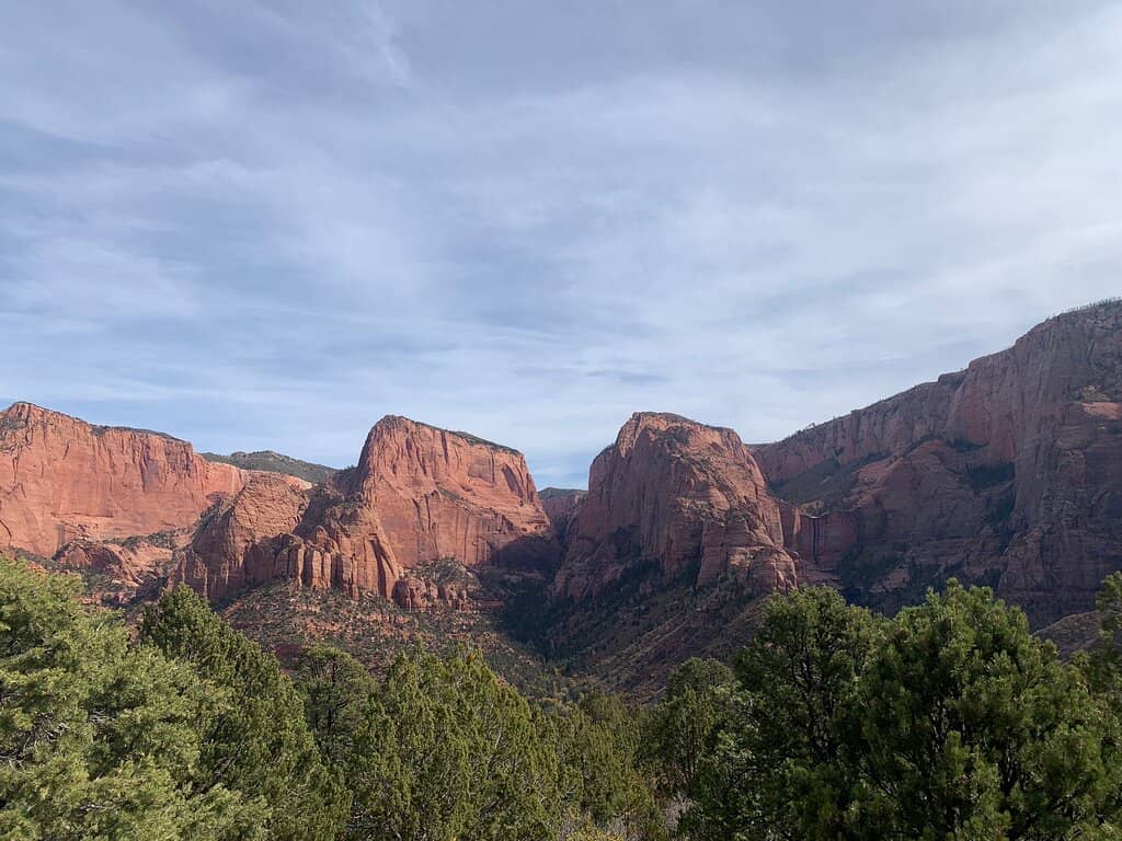 Distant Grand Canyon Glimpse