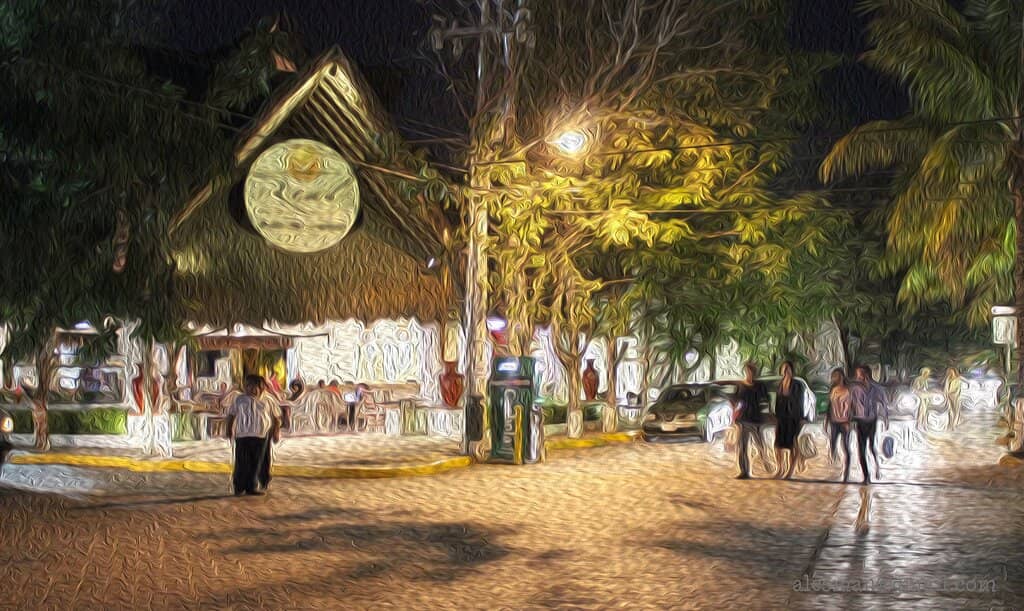 The Bustling Pedestrian Walkway