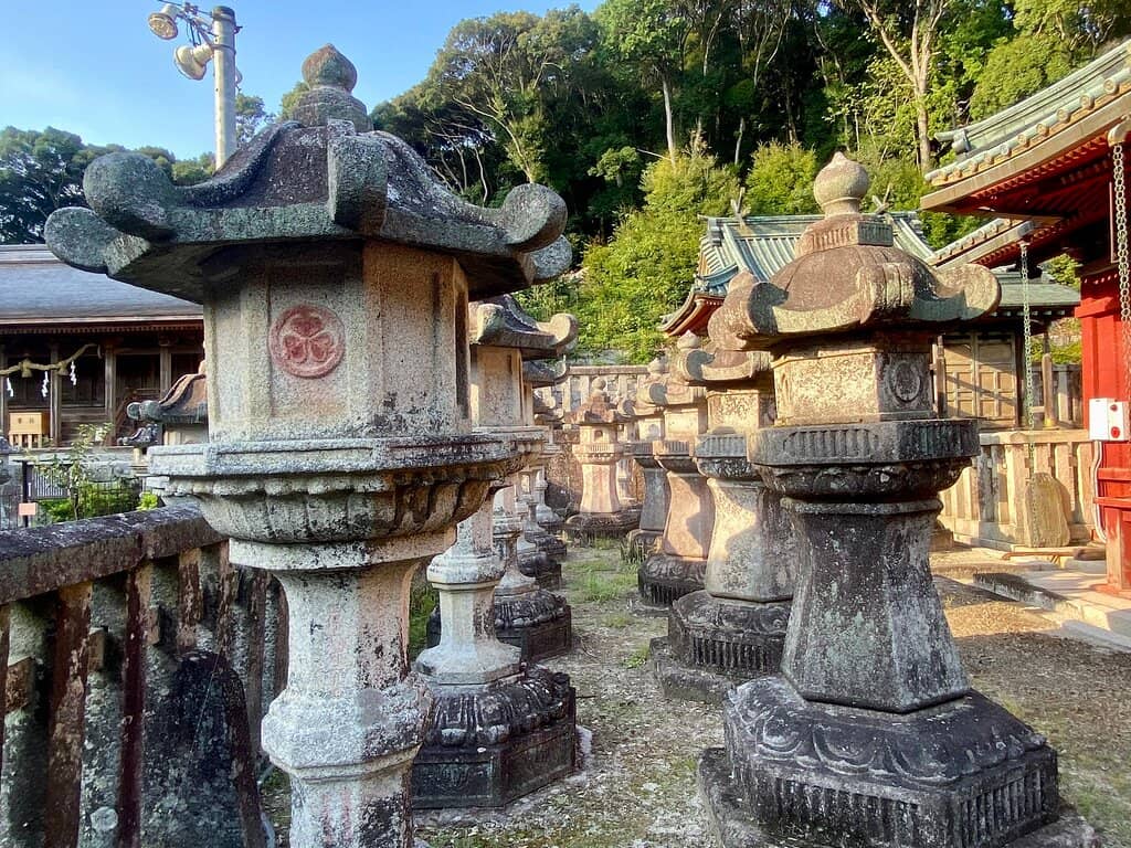Donated Stone Lanterns