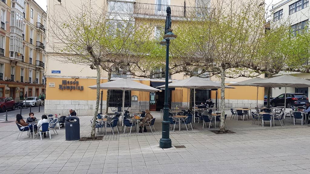 Vibrant Terrace Scene