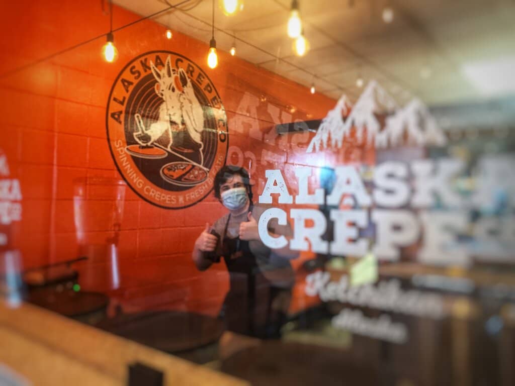 Handheld Alaska-Style Crepes