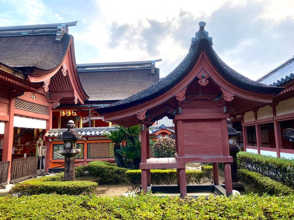 Vivid Red Architecture