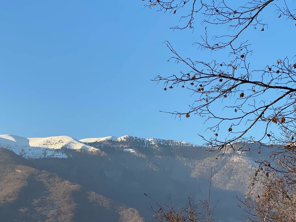 Magical Sunset Above Clouds