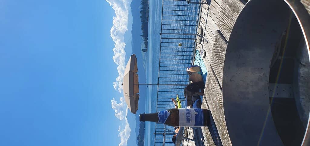 Refreshing Lake Swim