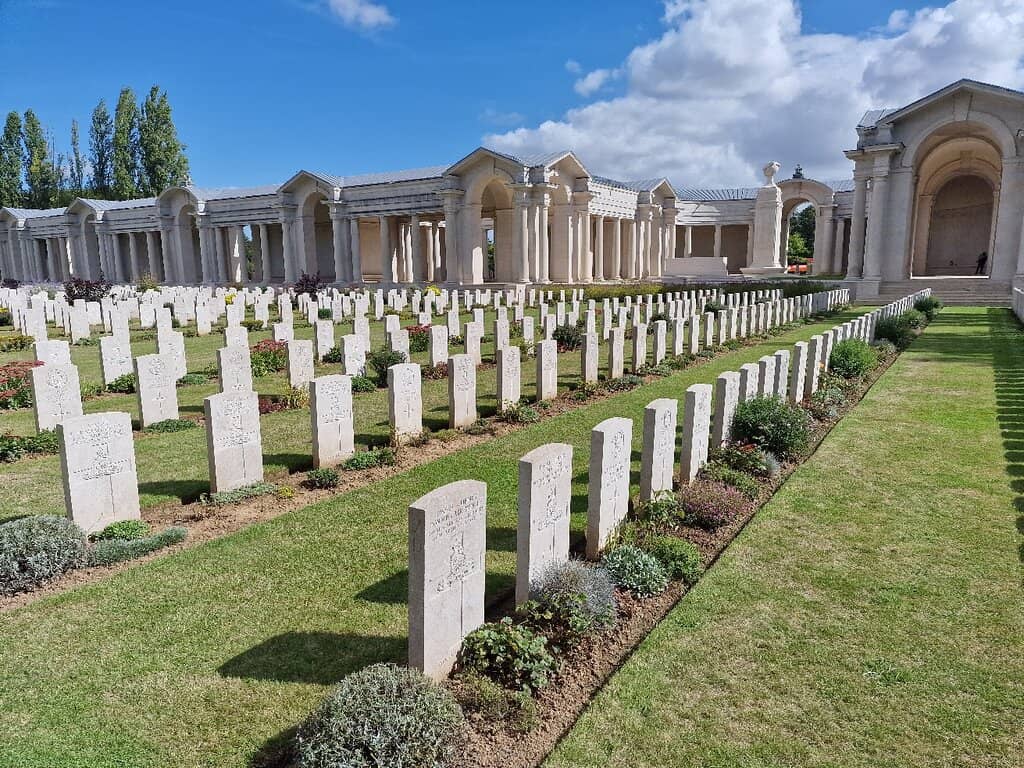 Rows of Headstones