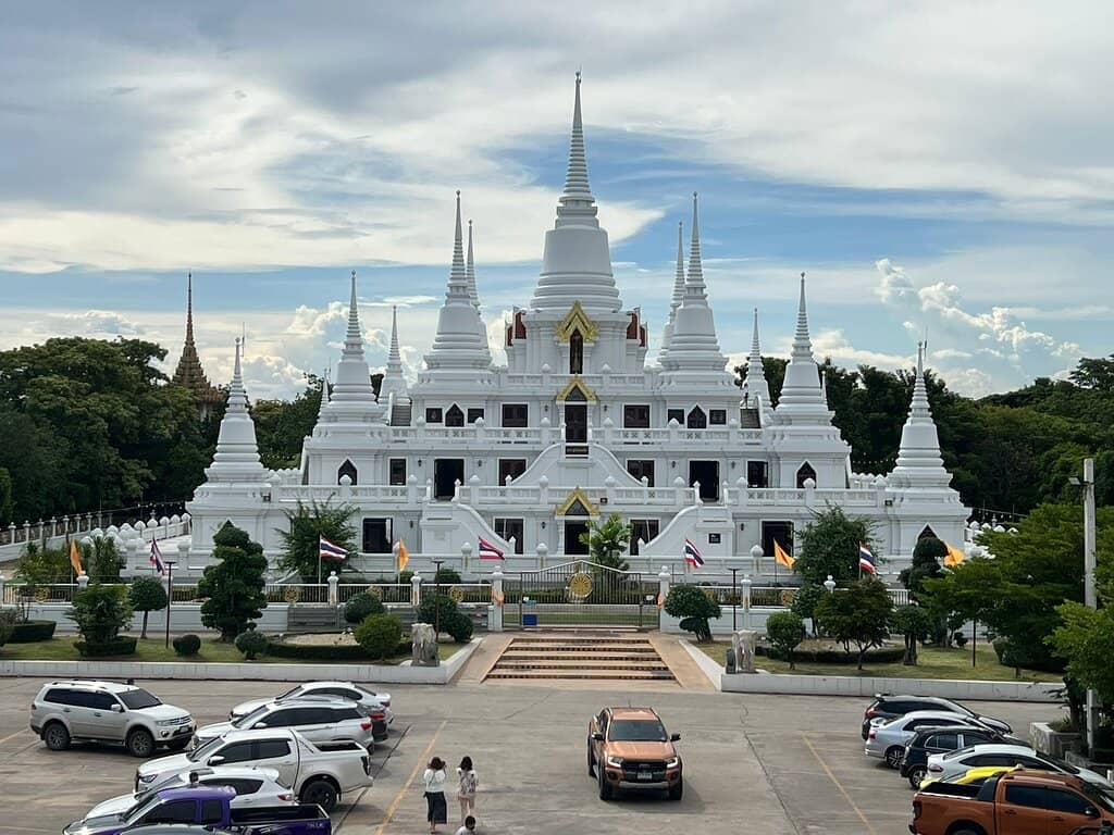 Ornate White Facade