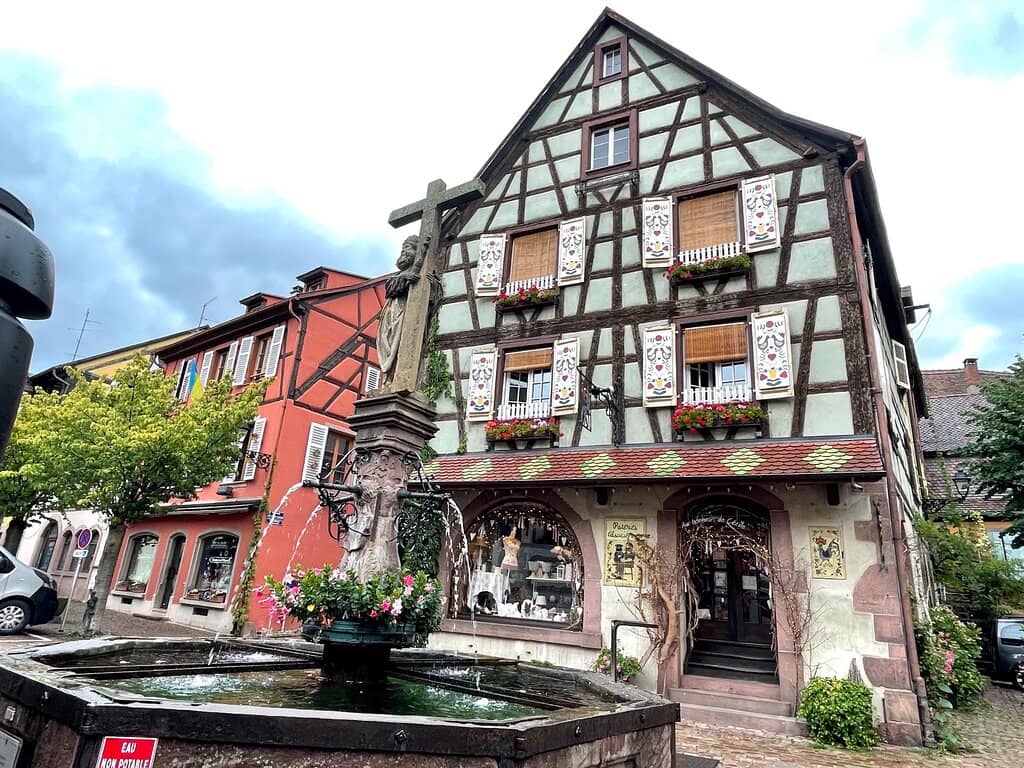 Idyllic Village Setting