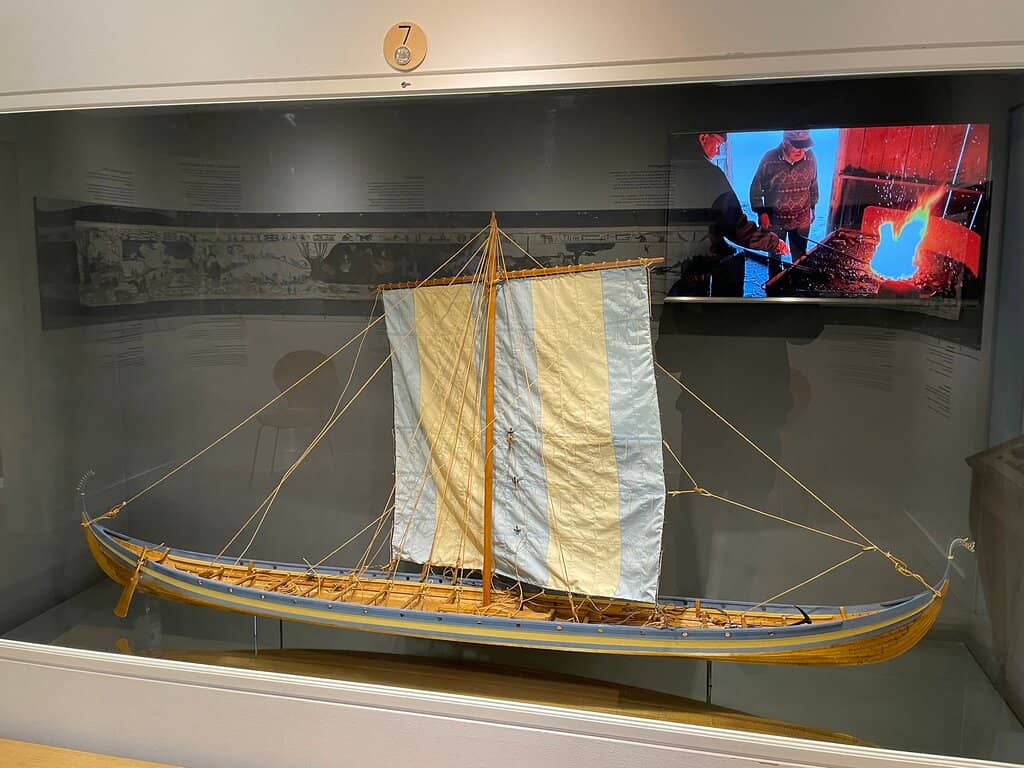 Reconstructed Viking Ship