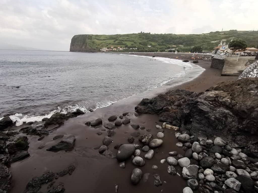 Volcanic Sand Beach