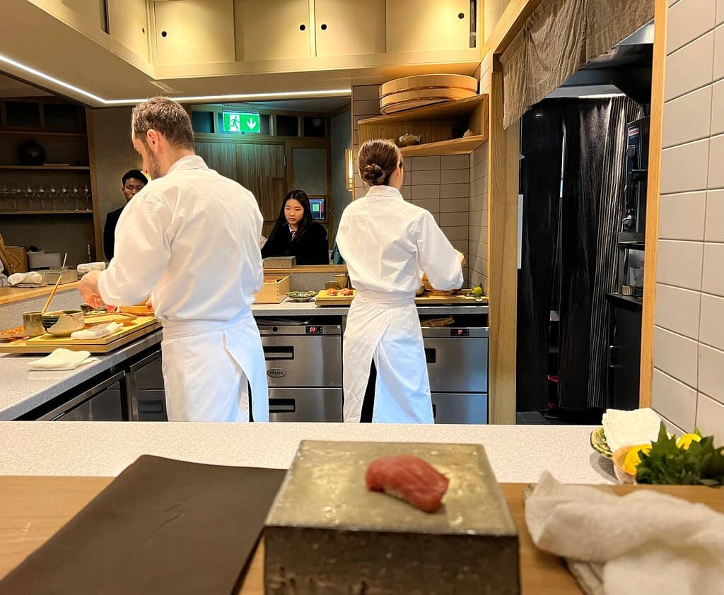 Exquisite French-Japanese Sushi