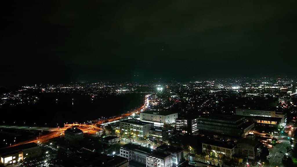 Evening City Lights
