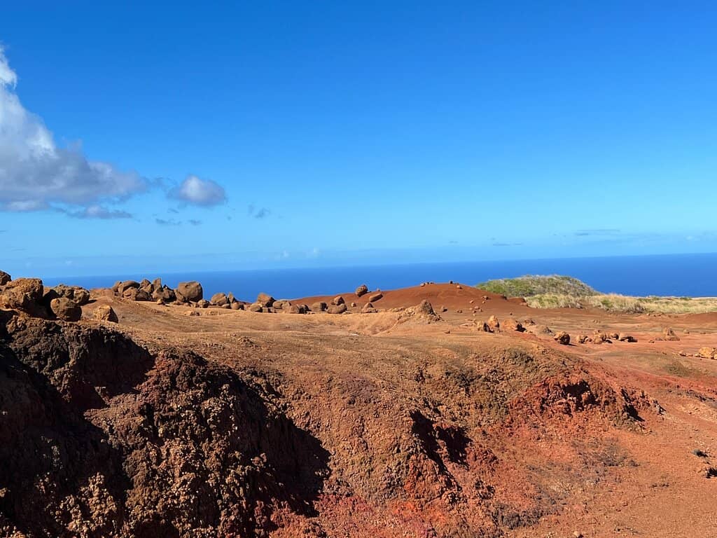 Mars-like Red Landscape