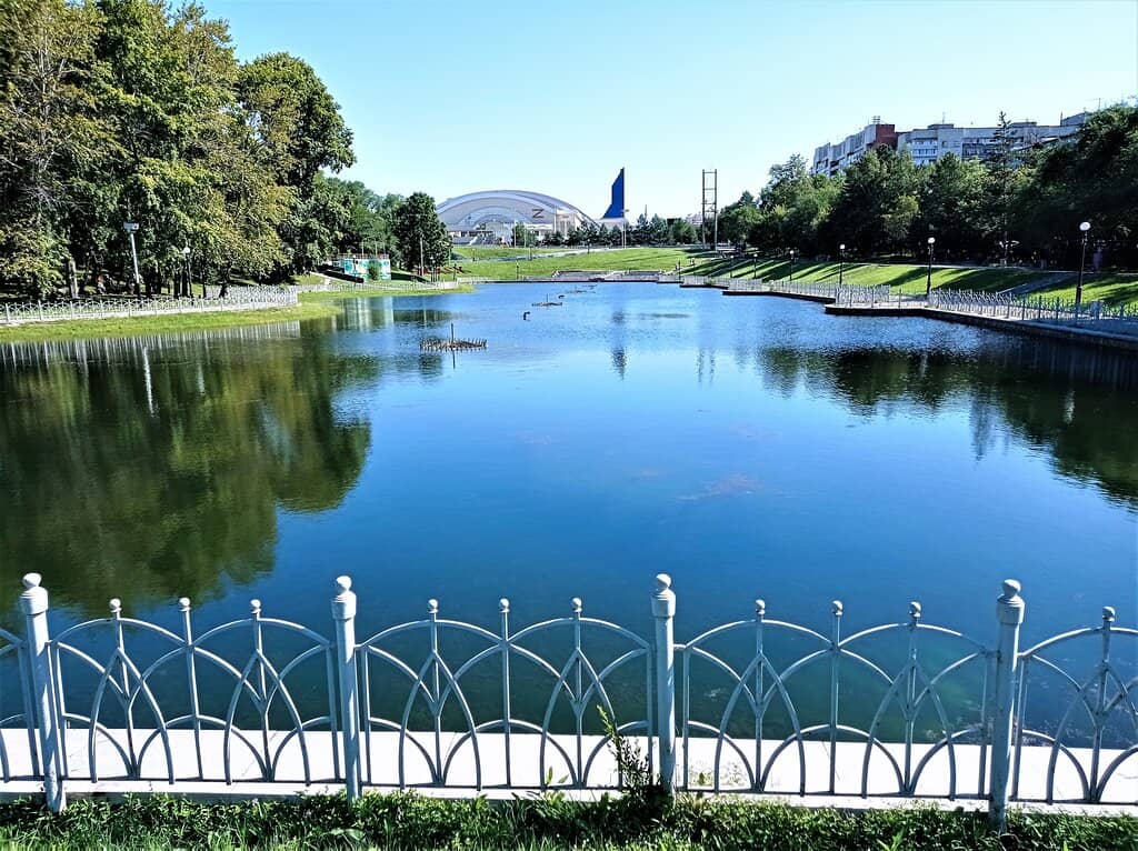 Crocodile Gena and Cheburashka Sculptures