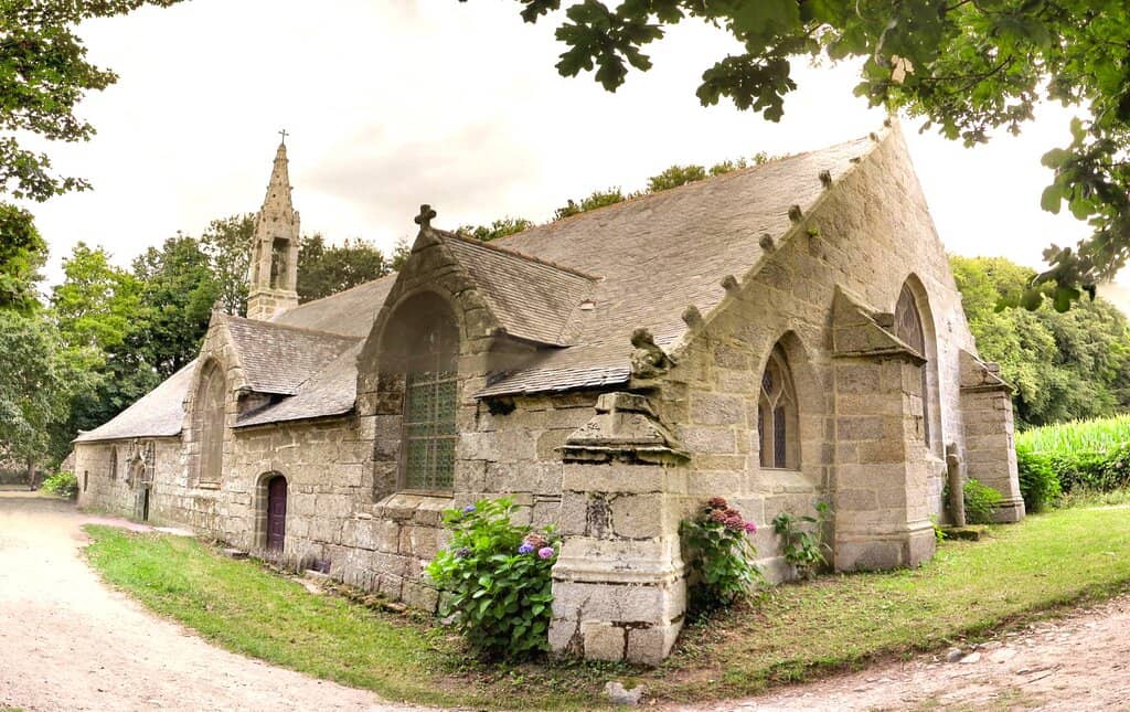 Pleasant Walkway to the Chapel