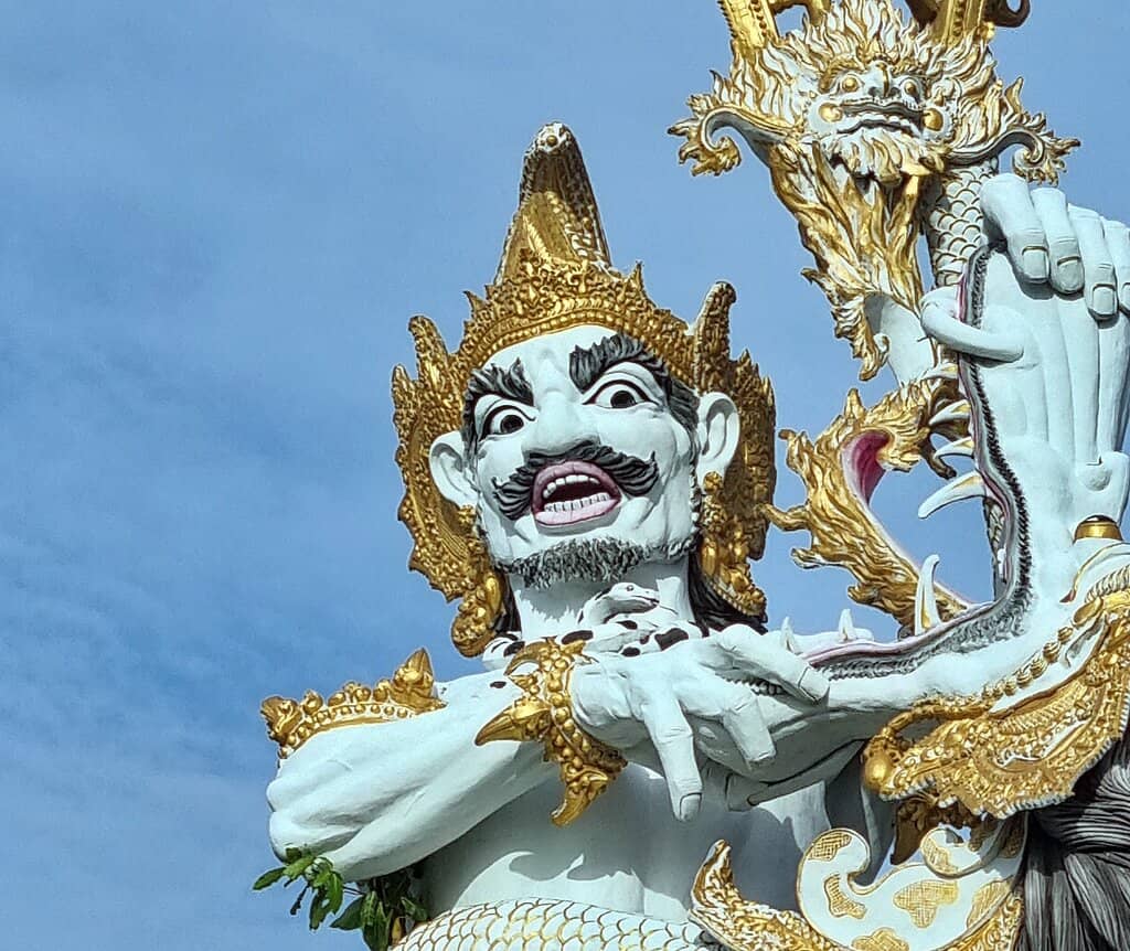 Intricate Balinese Carvings