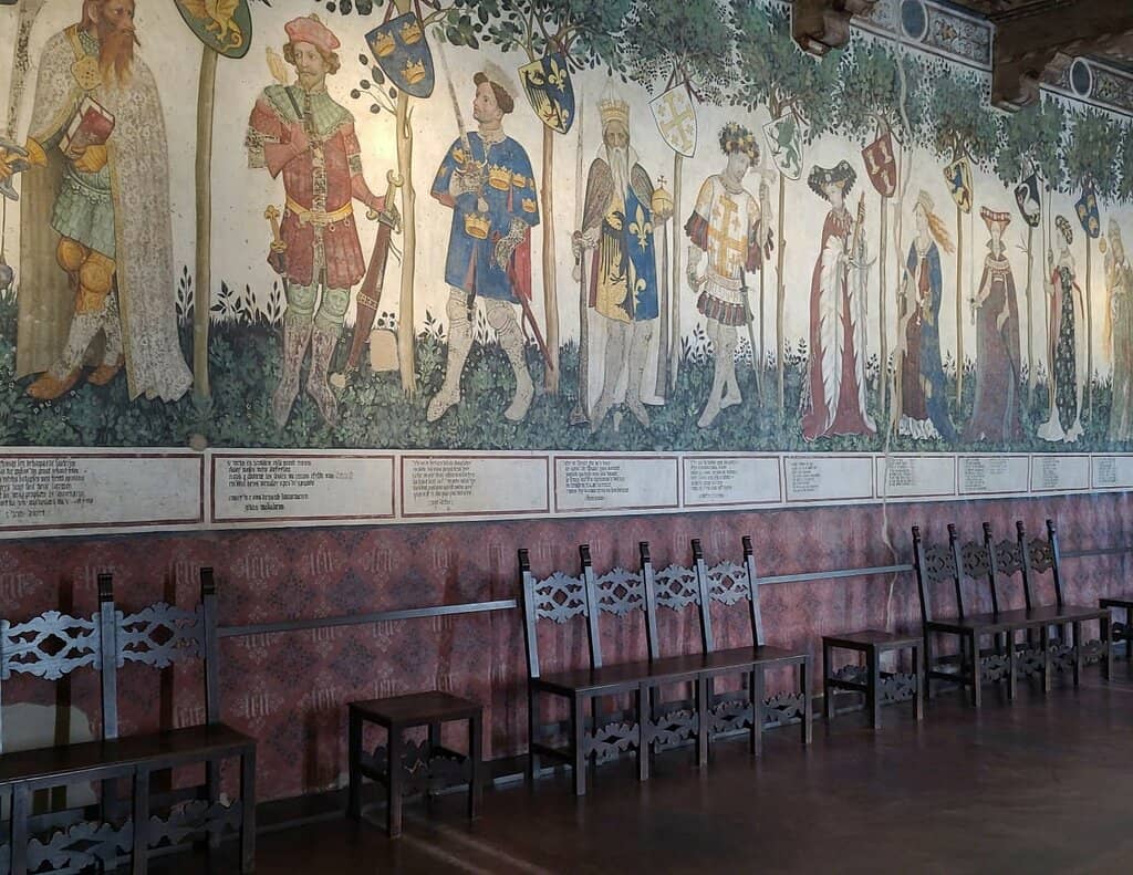 Peaceful Gardens and Adjacent Church