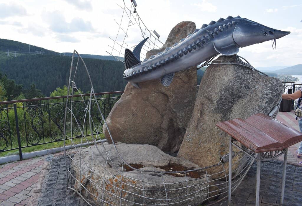 Panoramic Yenisei River View