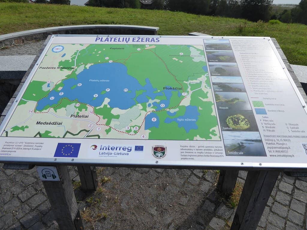 The Island in Plateliai Lake