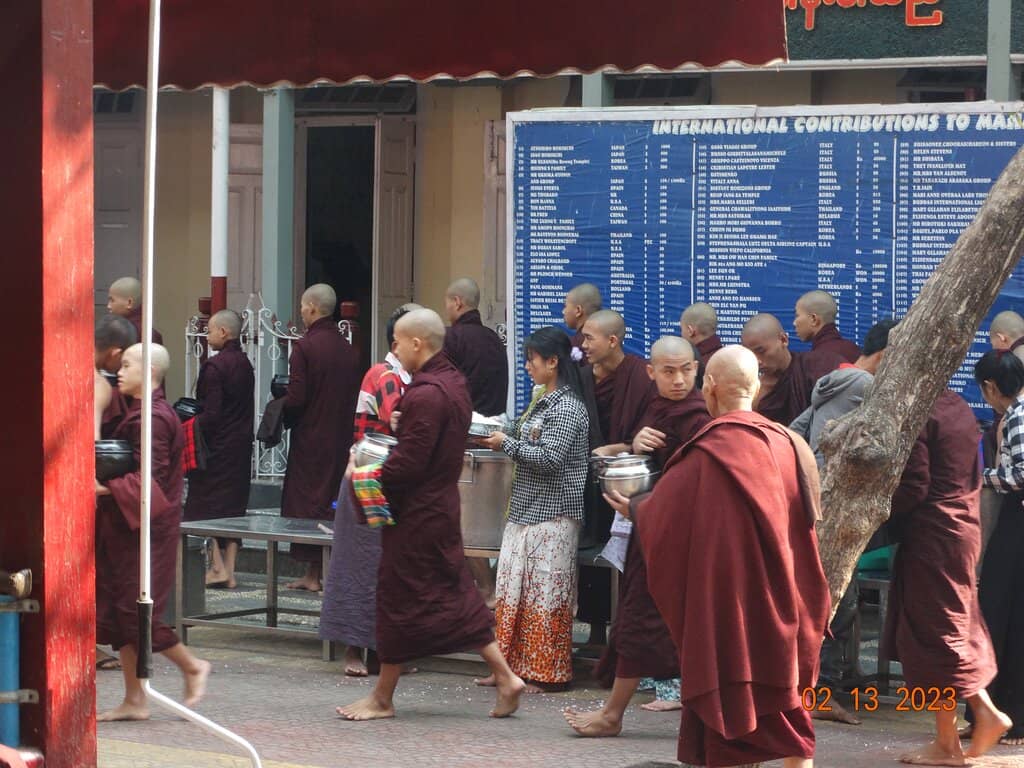 Interactions with Monks