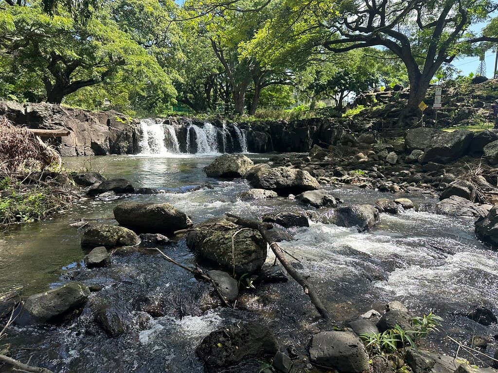 Waikahalulu Falls