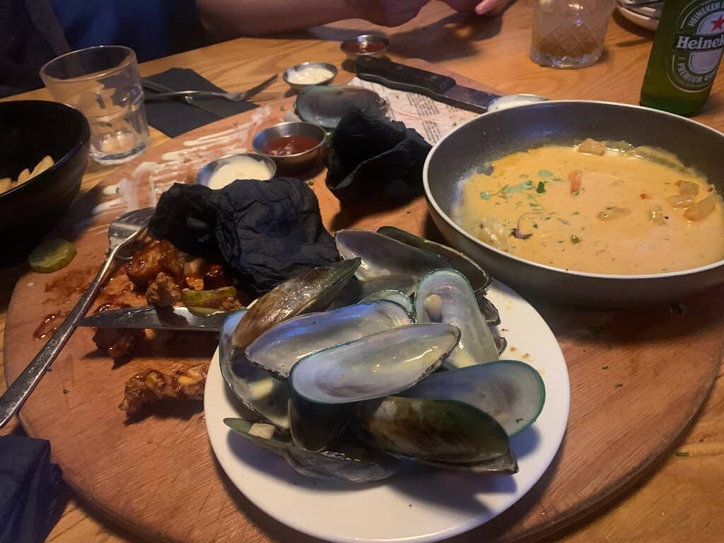 Mussels in Thai Coconut Cream