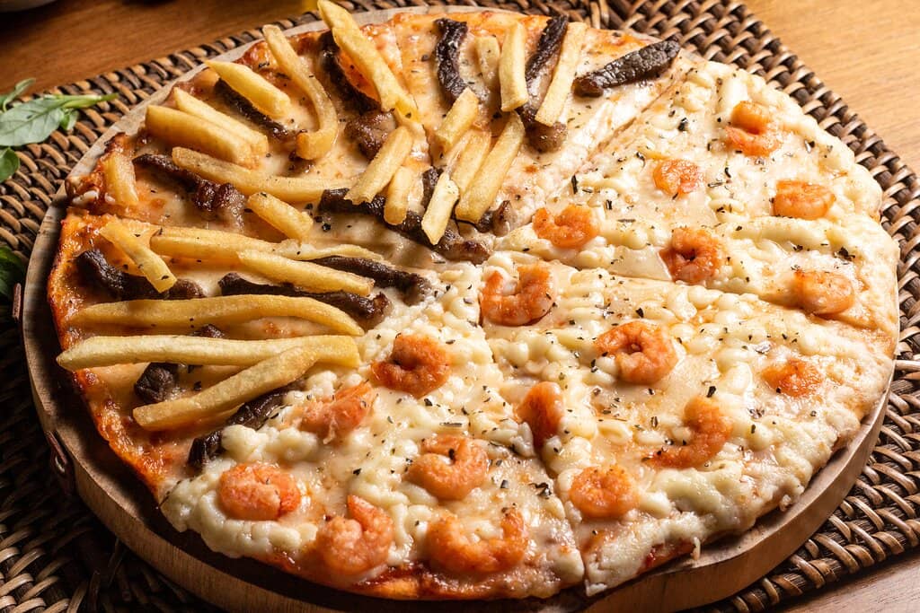 Mixed Pizza (Shrimp and Steak)