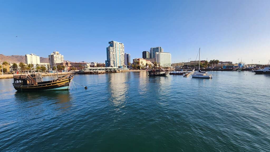 Bustling Pier Market
