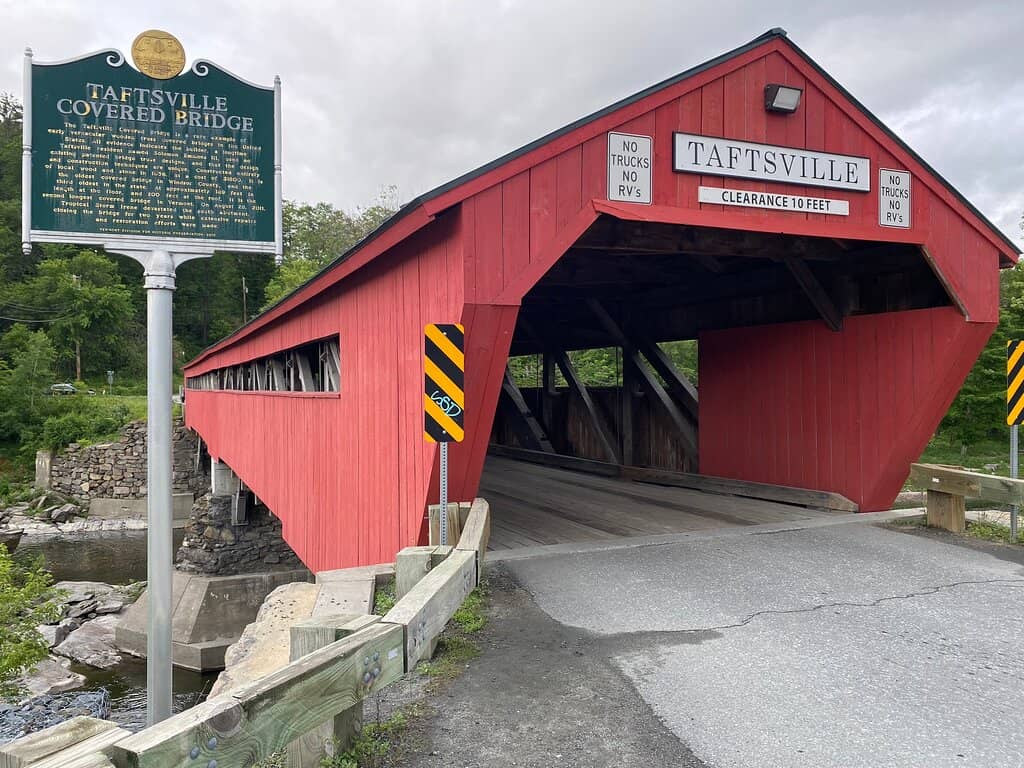 Ottauquechee River Waterfall