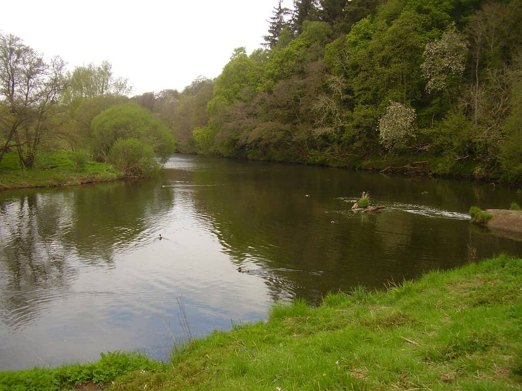 Remnants of Mauldslie Castle
