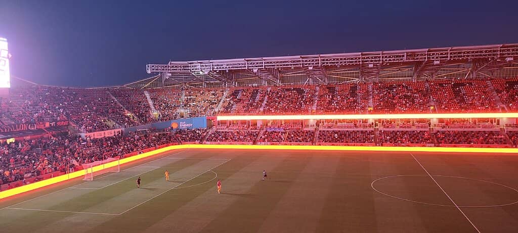 Vibrant Matchday Atmosphere