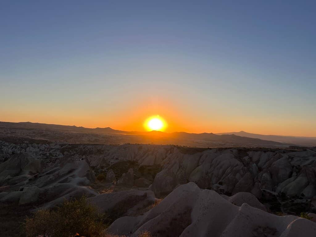Hot Air Balloons at Dusk